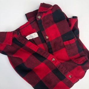 hollister flannel top